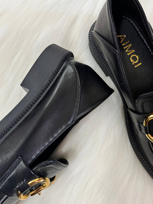 Round Toe Chunky Loafers